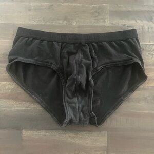 MENS EMPORIO ARMANI BLACK BRIEFS